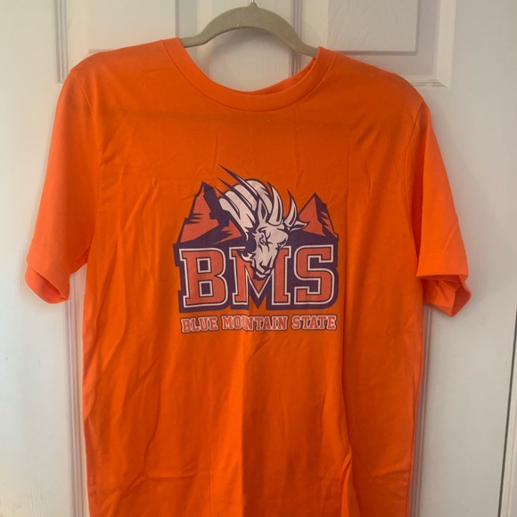 None Tops - Blue Mountain State Orange T-Shirt